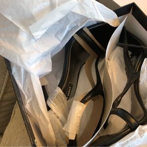 NIB NEVER WORN NINE WEST BLACK SANDAL MELIKE3 SIZE 8